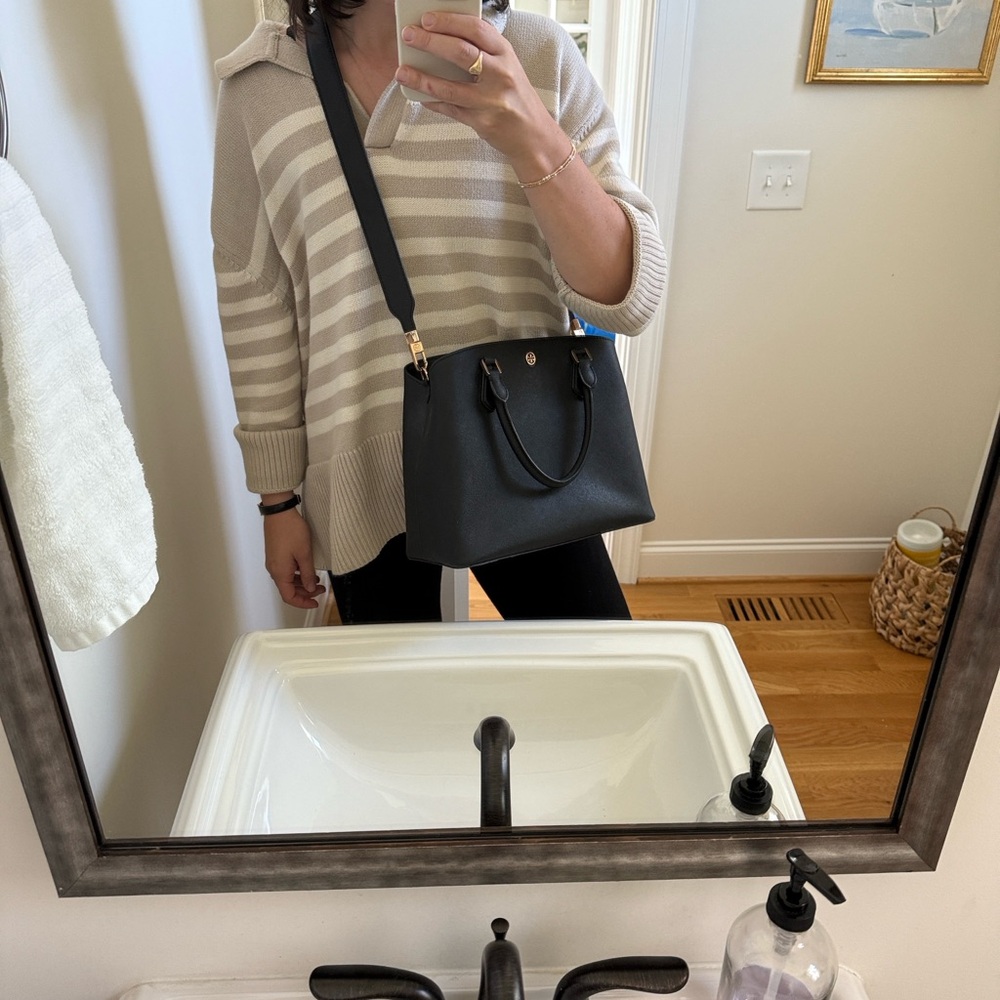 Tory Burch Black Satchel Bag